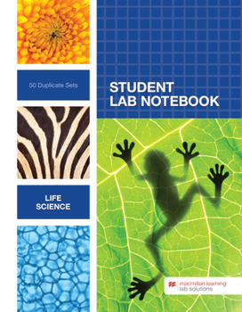 Spiral-bound Student Lab Notebook: Life Science - 50 Duplicate Sets Book