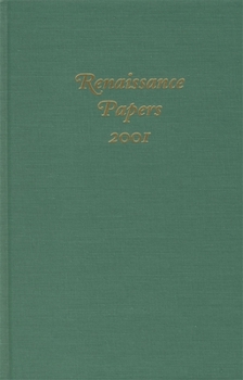 Renaissance Papers 2001 - Book  of the Renaissance Papers