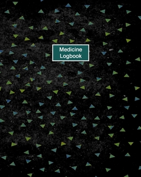 Paperback Medicine Logbook: Large Print - Daily Medicine Tracker Notebook- Undated Personal Medication Organizer Book