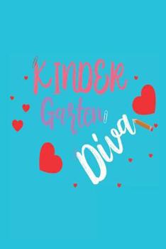 Paperback Kindergarten Diva: Back To School Kindergarten Girl Class Activity Book