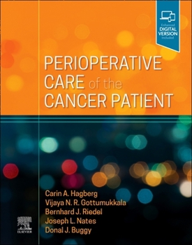 Hardcover Perioperative Care of the Cancer Patient Book