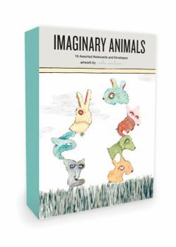 Misc. Supplies Imaginary Animals: 16 Assorted Notecards and Envelopes Book