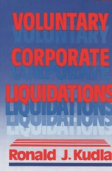 Hardcover Voluntary Corporate Liquidations Book