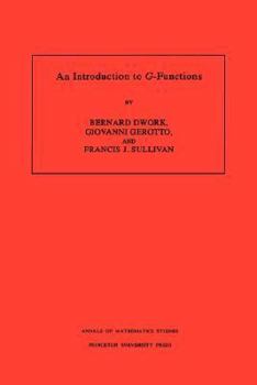 Paperback An Introduction to G-Functions Book
