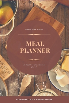 Paperback Meal Planner: Track And Plan Your Meals Daily Book