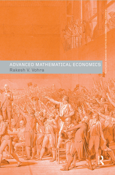 Paperback Advanced Mathematical Economics Book