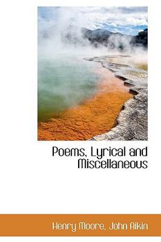 Hardcover Poems, Lyrical and Miscellaneous Book