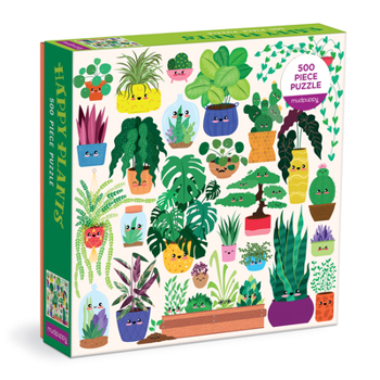 Misc. Happy Plants 500 Piece Family Puzzle Book