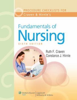 Paperback Procedure Checklists to Accompany Craven and Hirnle's Fundamentals of Nursing: Human Health and Function Book