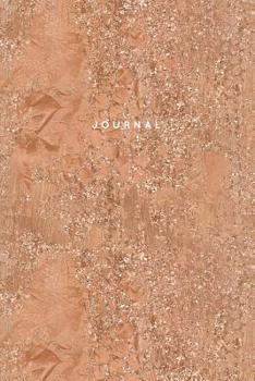 Paperback Journal: Luxury Rose Gold Notebook: 120-Page Lined Book