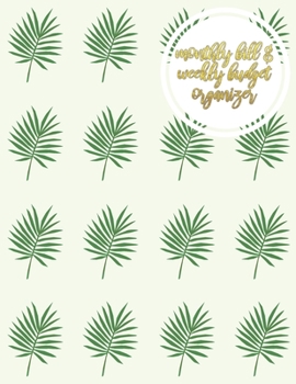 Paperback monthly bill & weekly budget organizer: Bill & Budget Organizer with Grocery List Book
