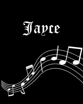 Jayce: Sheet Music Note Manuscript Notebook Paper | Personalized Custom First Name Cover | Musician Composer Instrument Composition Book | 12 Staves a ... | Create, Compose & Write Creative Songs