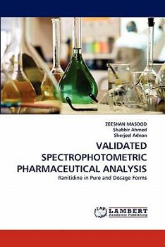 Paperback Validated Spectrophotometric Pharmaceutical Analysis Book
