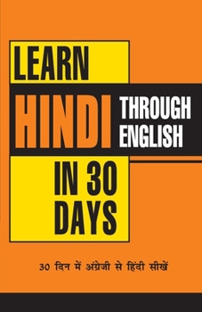 Paperback Learn Hindi in 30 Days Through English Book