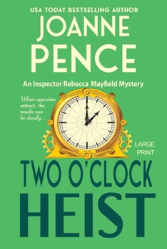 Paperback Two O'Clock Heist [Large Print]: An Inspector Rebecca Mayfield Mystery Book