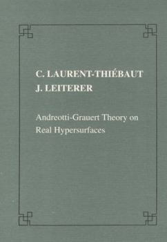 Paperback Andreotti-Grauert Theory on Real Hypersurfaces Book