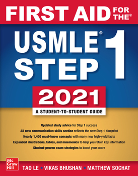 Paperback First Aid for the USMLE Step 1 2021, Thirty First Edition Book