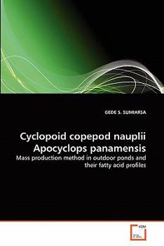Paperback Cyclopoid copepod nauplii Apocyclops panamensis Book