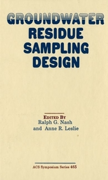 Hardcover Groundwater Residue Sampling Design Book