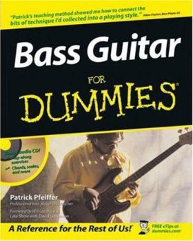Paperback Bass Guitar for Dummies [With Audio CD] Book