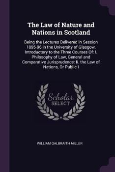 The Law Of Nature And Nations In Scotland