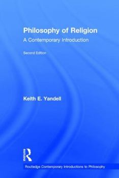 Hardcover Philosophy of Religion: A Contemporary Introduction Book