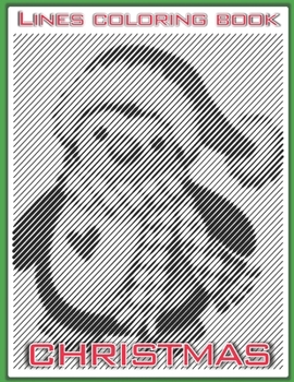 Paperback Lines coloring book: Christmas - Dots lines spirals coloring book (Relaxation & Stress Relief) Book