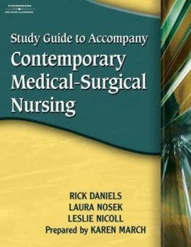 Paperback Study Guide for Daniels/Nosek/Nicoll S Contemporary Medical-Surgical Nursing Book