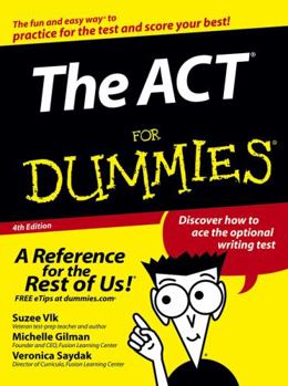 Paperback The ACT for Dummies Book