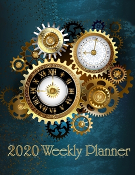 Paperback 2020 Weekly Planner: The Year of 2020 Divided Into Weekly Glances - With Bible Scriptures For The Christian Book