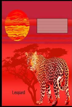 Paperback Leopard: A5 Liniertes Schreibheft Für Schüler Und Lehrer [German] Book