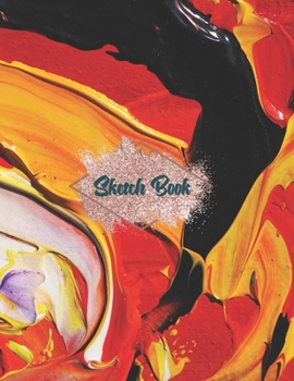 Sketchbook Journal for Girls: 120 Pages of 8.5"x11" Blank Paper for Drawing, Sketching and Creative Doodling. Personalized Artist Notebook and Sketchbook Journal