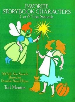 Paperback Favorite Storybook Characters Cut & Use Stencils Book
