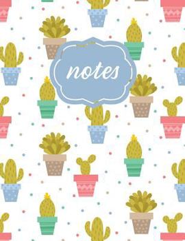 Paperback Notes: Cactus Notebook - Letter-Sized Book