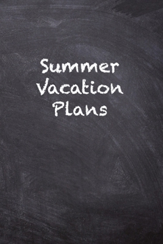 Paperback Summer Vacation Plans Book