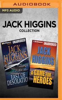 MP3 CD Jack Higgins Collection - East of Desolation & a Game for Heroes Book