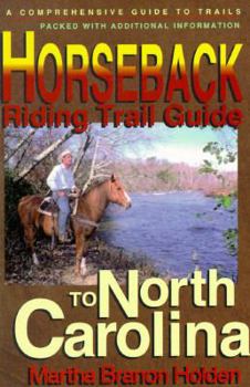 Paperback Horseback Riding Trail Guide to North Carolina Book