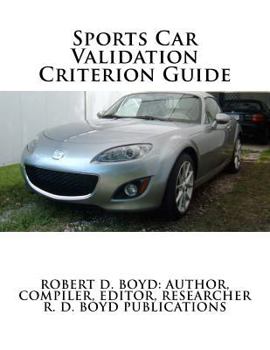 Paperback Sports Car Validation Criterion Guide Book