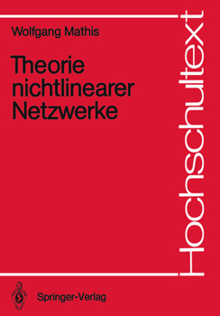 Paperback Theorie Nichtlinearer Netzwerke [German] Book