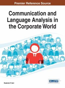 Hardcover Communication and Language Analysis in the Corporate World Book