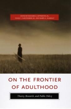 Paperback On the Frontier of Adulthood: Theory, Research, and Public Policy Book