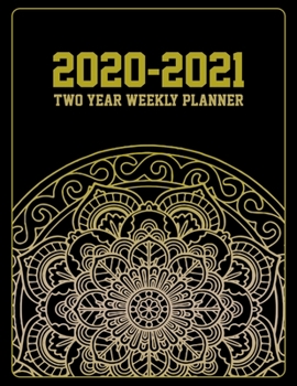 2020-2021 Two Year Weekly Planner: 8.5x11 Mandala Art Buddha Yoga Oriental Indian Zen Buddhism Buddhist Spiritual Organizer, Journal, Notebook & To Do list Gift For Men, Women, Teen Girls, Boys