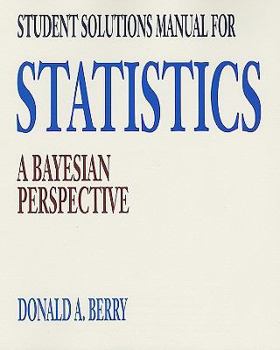 Paperback Student Solutions Manual for Statistics: A Bayesian Perspective Book