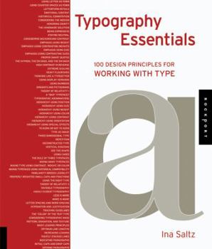 Paperback Typography Essentials: 100 Design Principles for Working with Type Book