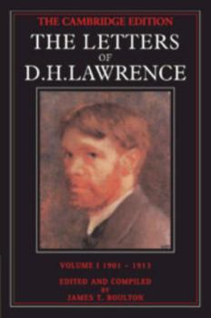 Hardcover The Letters of D. H. Lawrence: Volume 1, September 1901-May 1913 Book