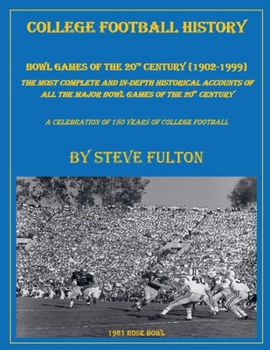 Paperback College Football History "Bowl Games of the 20th Century" Book