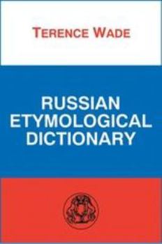 Paperback Russian Etymological Dictionary Book