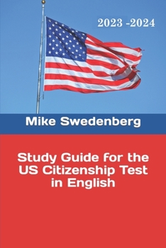 Paperback Study Guide for the US Citizenship Test in English Book