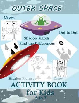 Paperback Outer Space Activity Book for Kids 5 to 7 Book