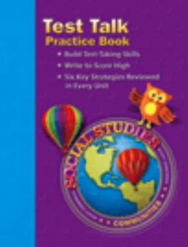 Hardcover Social Studies 2003 Test Talk Practice Book Grade 3 Book